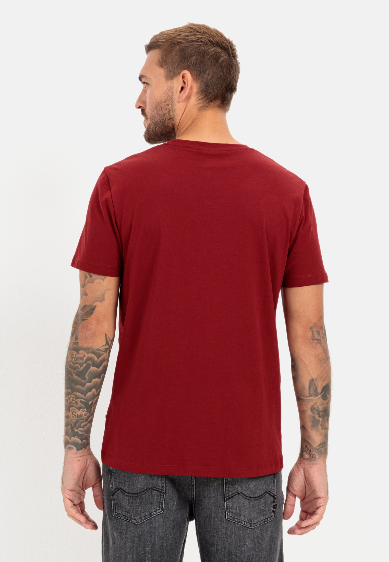 Short sleeve T-shirt for Herren in Amber Red | S