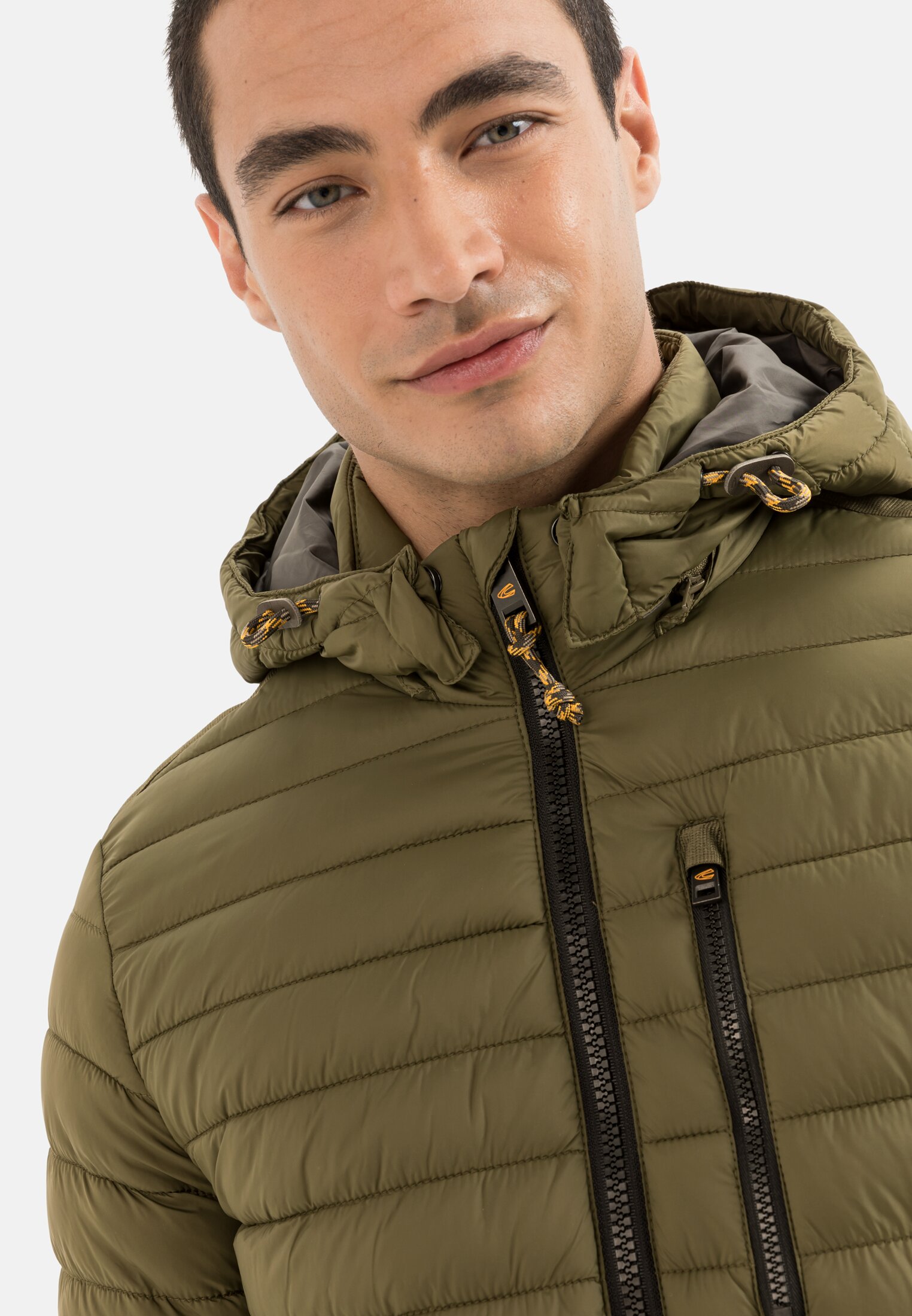 Quilted blouson for Herren in 48 Olive | | Brown camel act