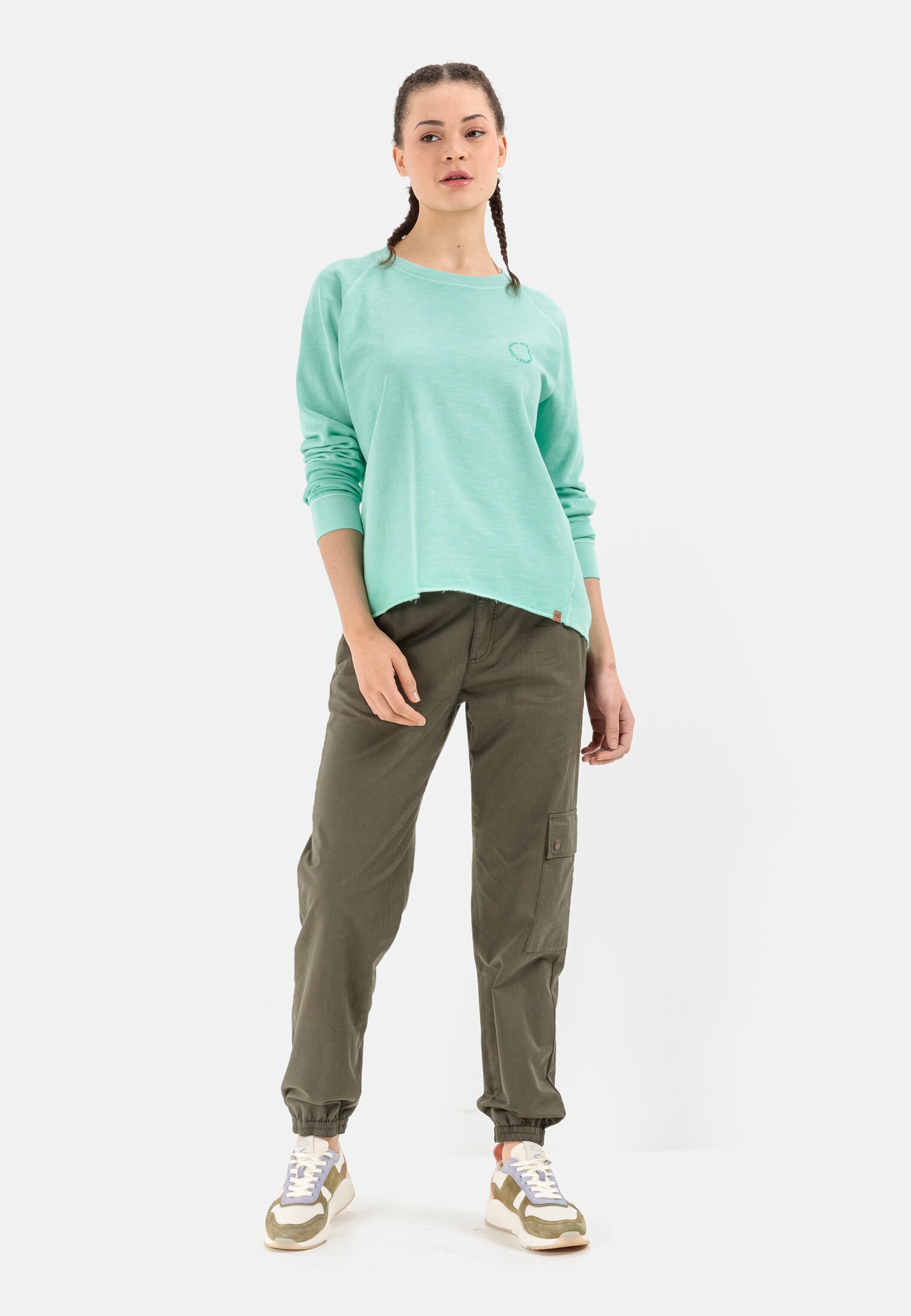 Sweatshirt | Green in S camel active Damen | for
