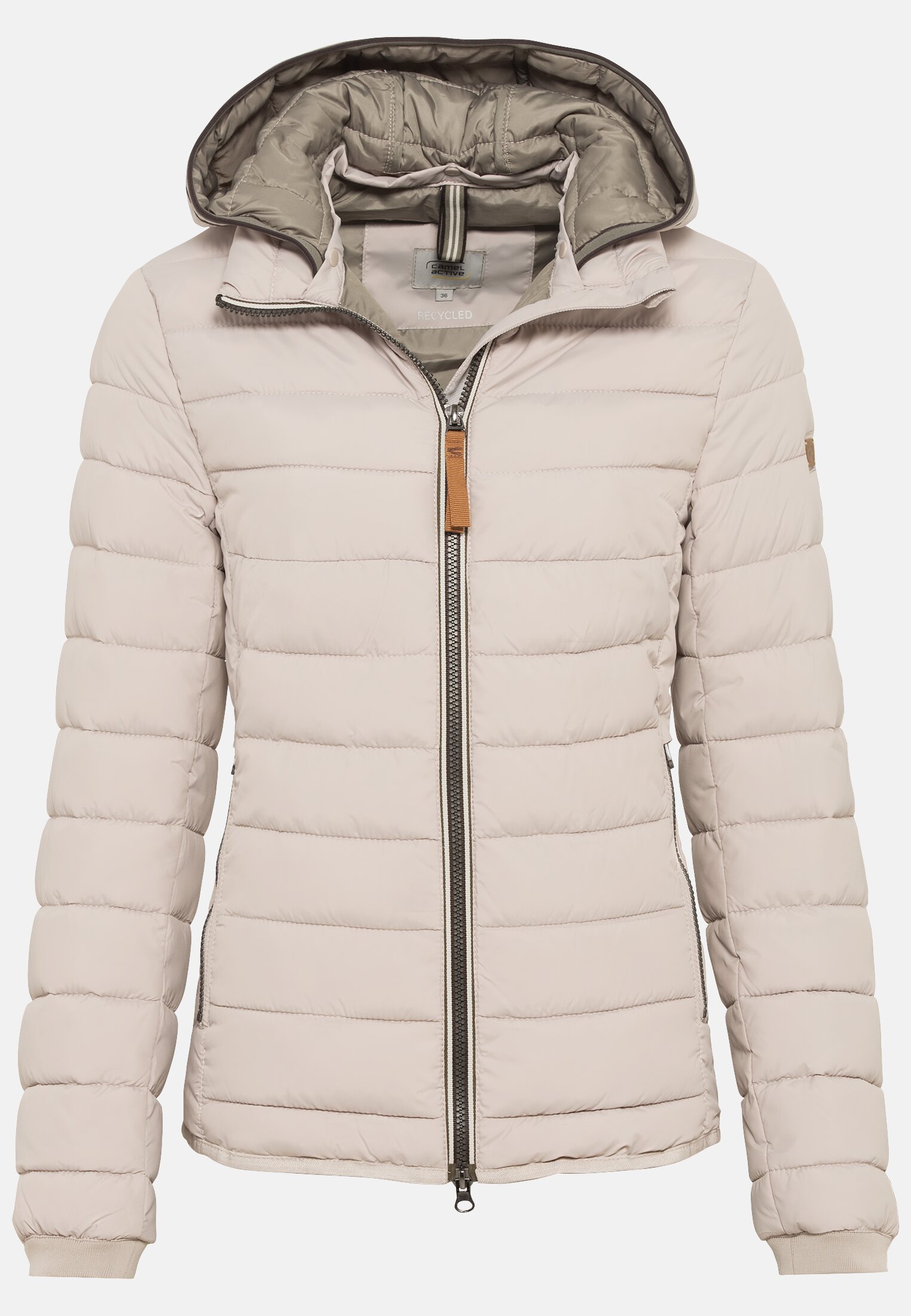 Quilted jacket for | 34 camel | in Almond Damen active