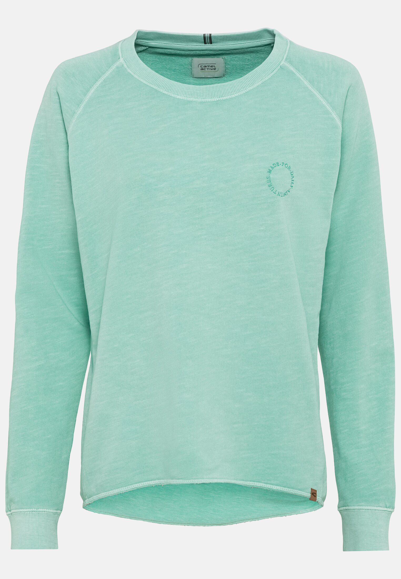 Sweatshirt for Damen in Green S | camel | active