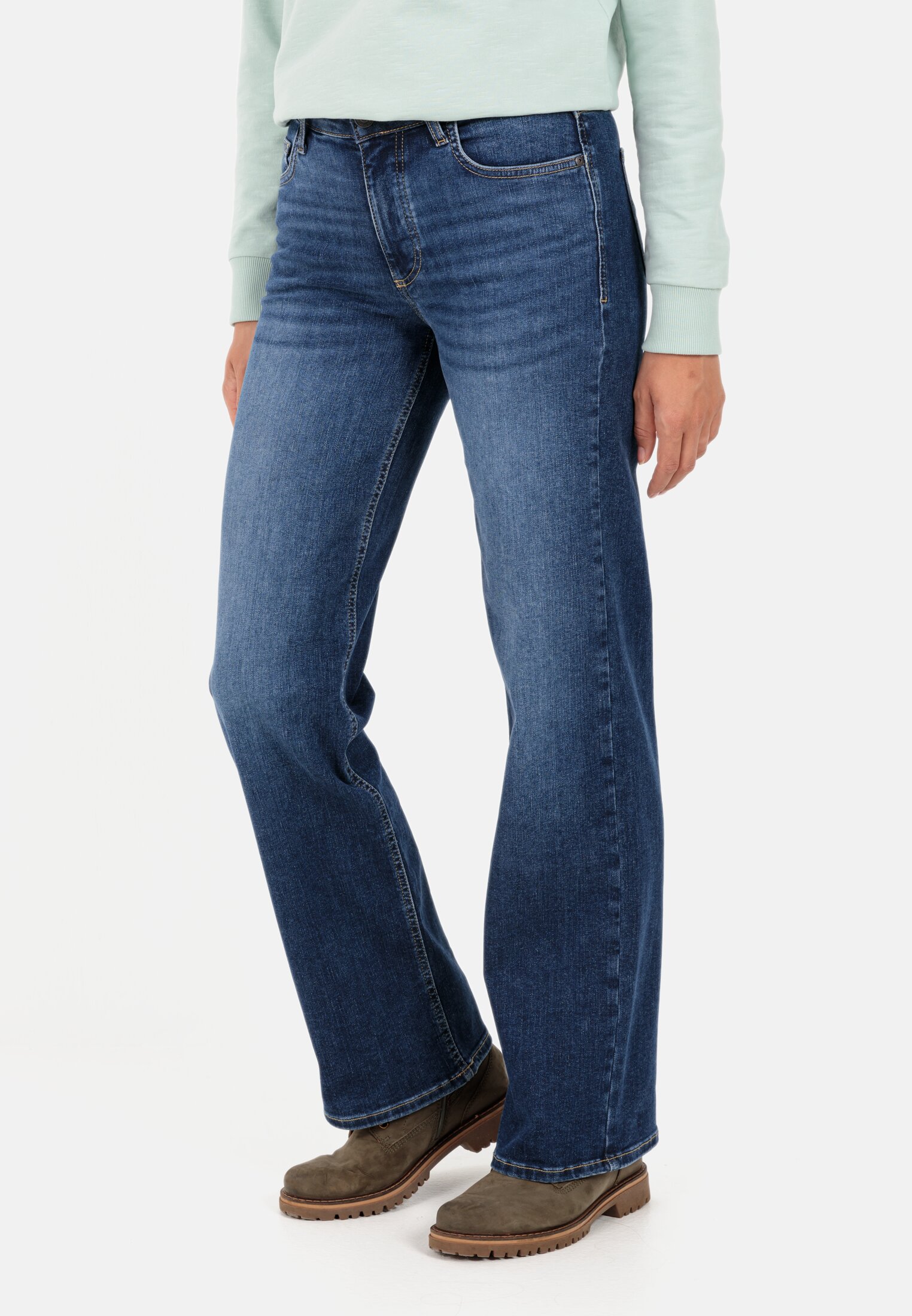 5-pocket jeans for Damen Blue | active camel in | 26/30