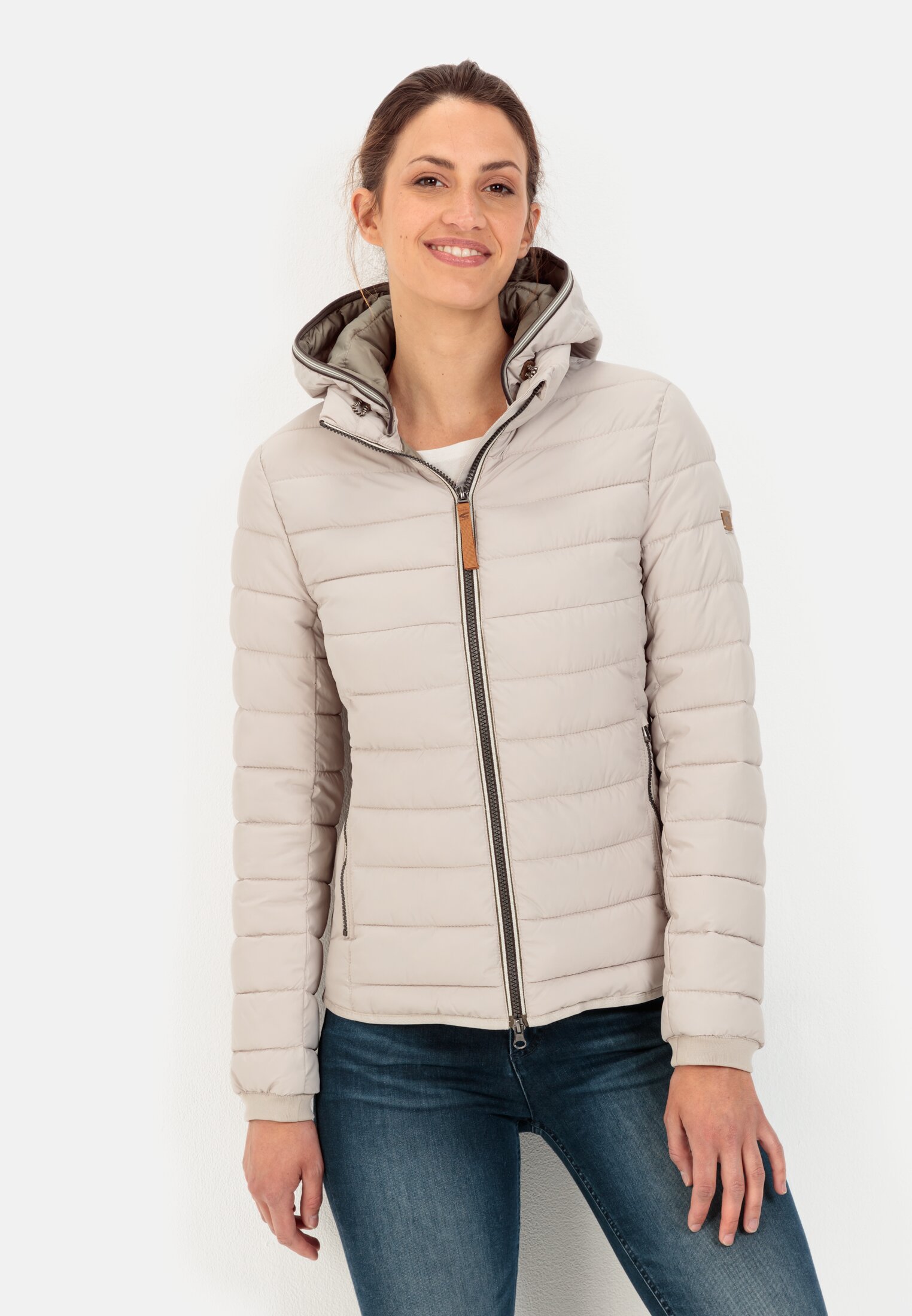 | Damen jacket 34 | in for active Quilted camel Almond