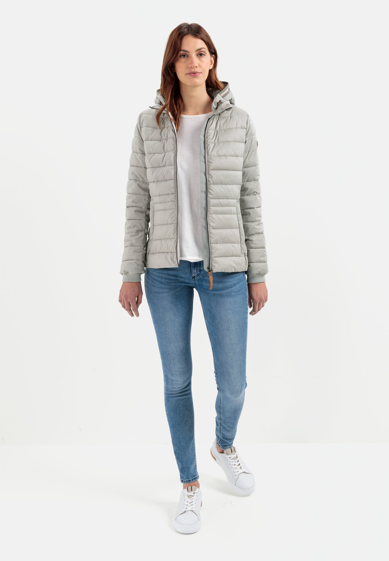 jacket 34 Quilted in for active Damen Grey camel | |