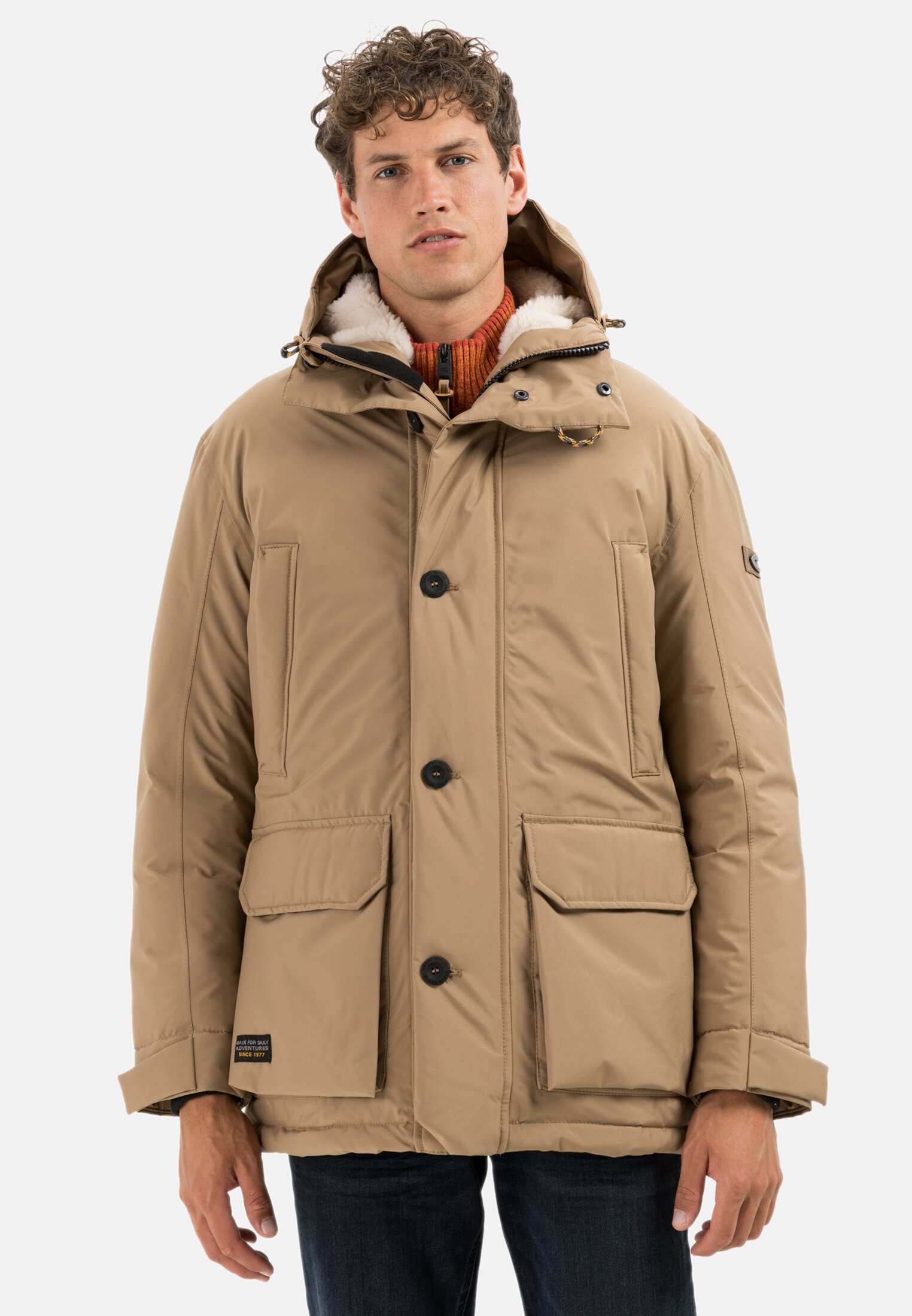 Jacket in Light teXXXactive® for | functional Brown Herren