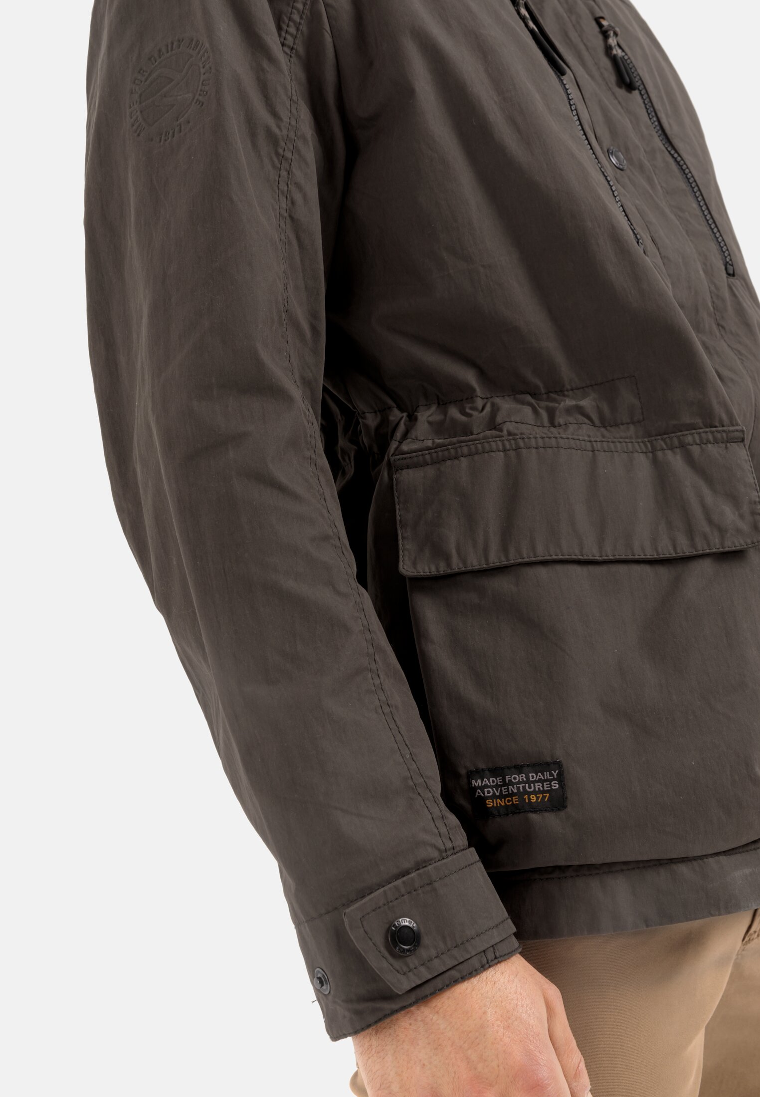 Multi-pocket jacket for Brown 48 | Herren in Olive