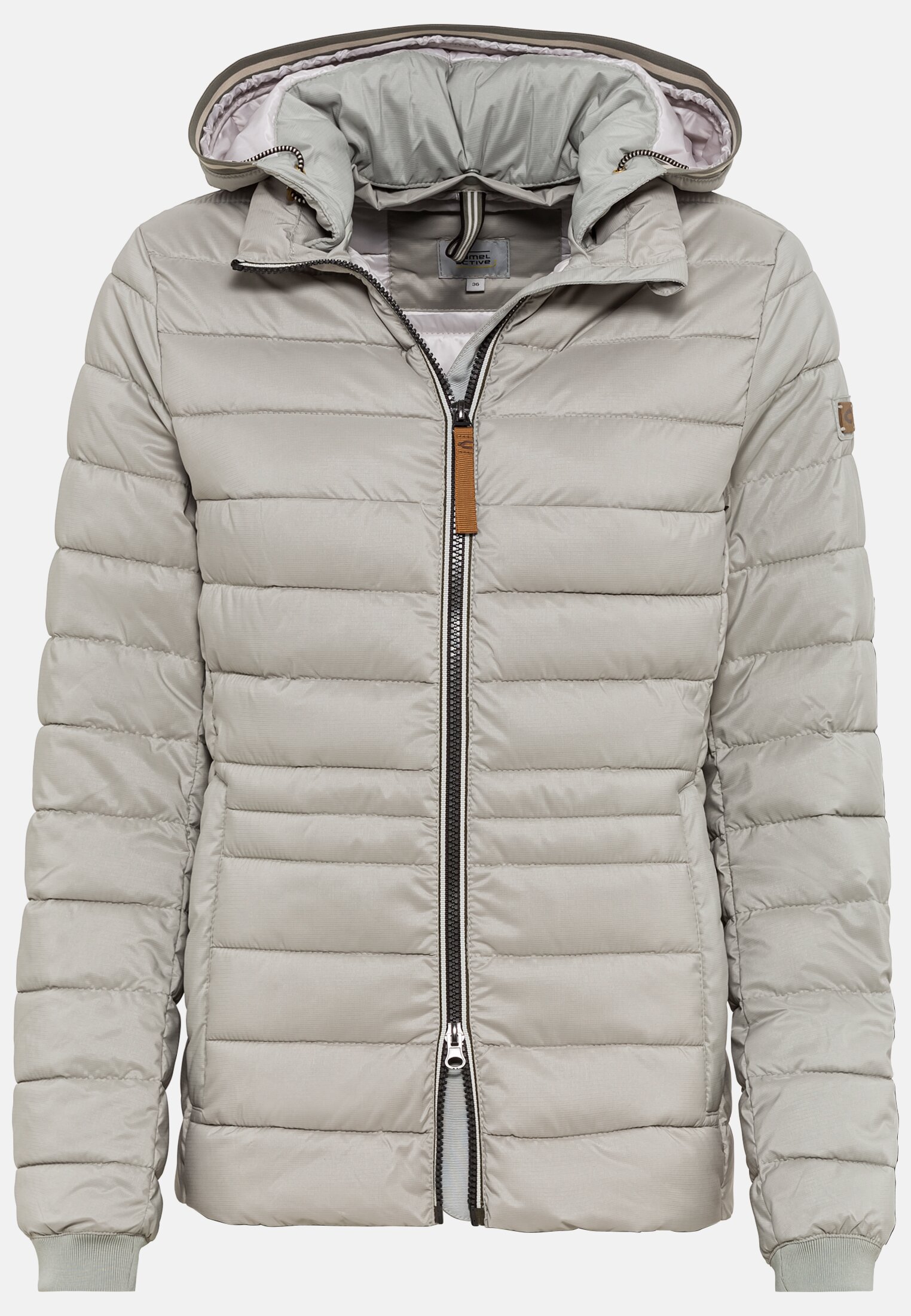34 Damen camel jacket Quilted | Grey | in for active