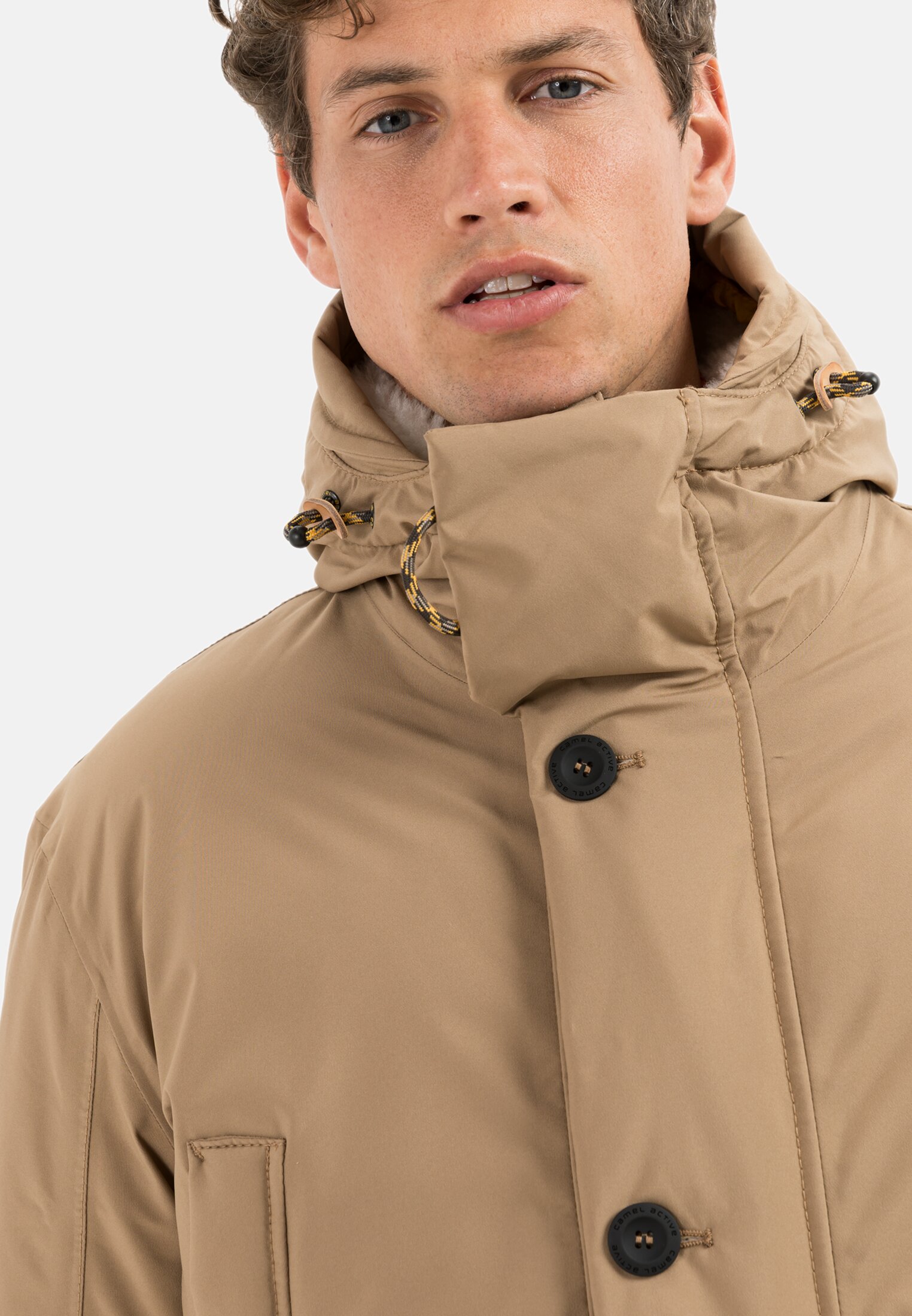 teXXXactive® functional Jacket for Herren in Light Brown |