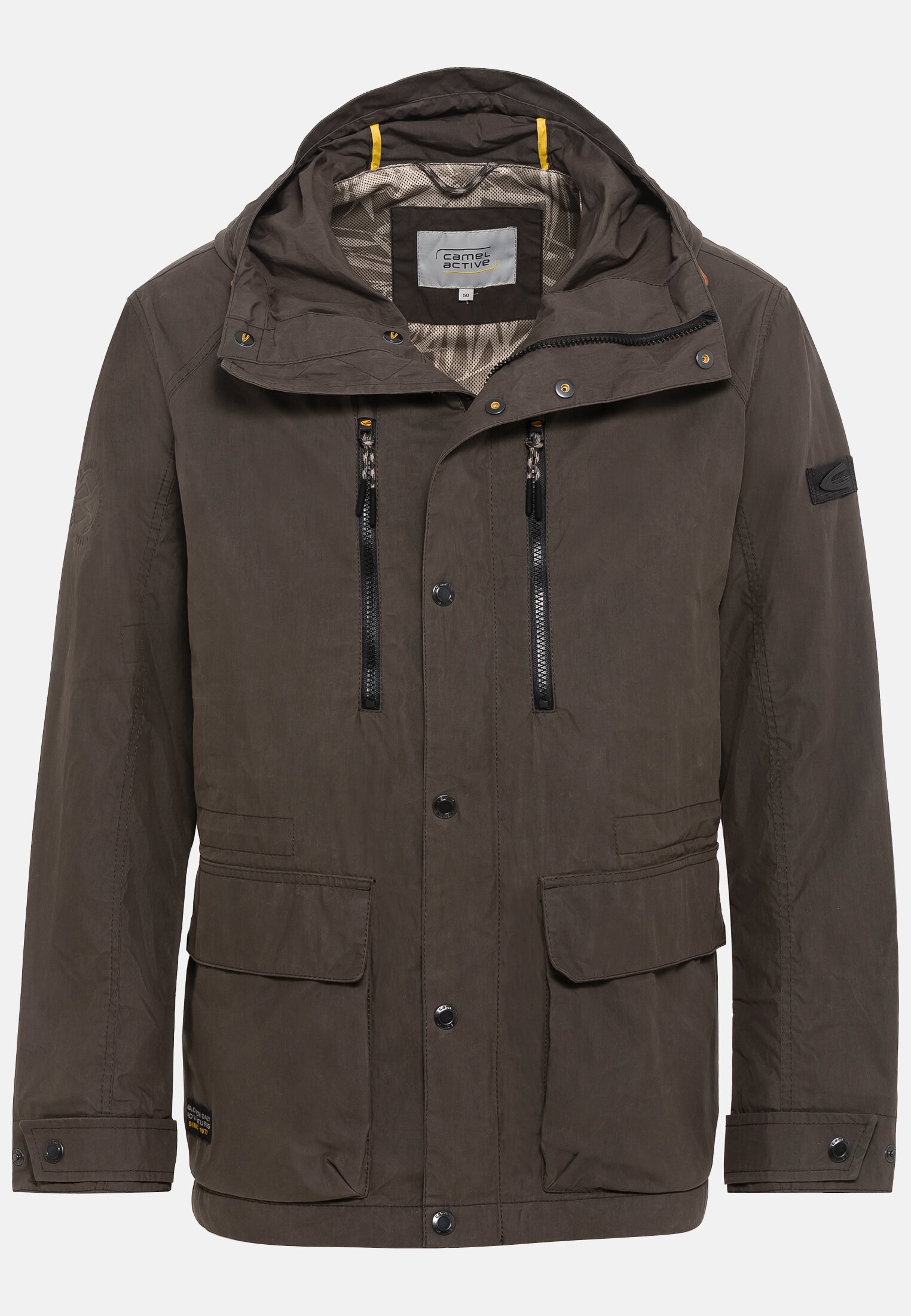 Multi-pocket jacket for Herren in Olive Brown | 58