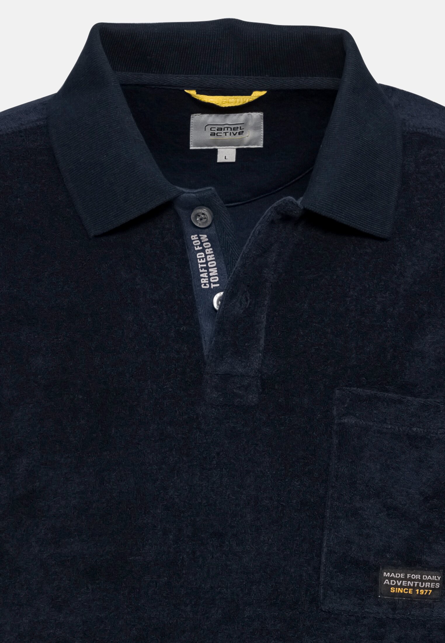 Short sleeve polo shirt for Herren in Blue | L | camel act