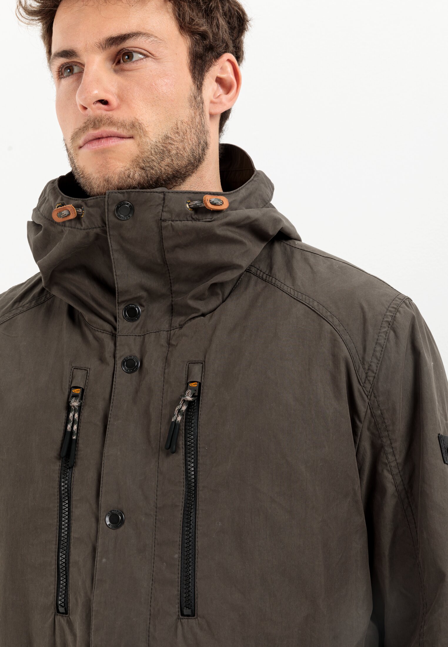 Multi-pocket jacket for Herren in Olive Brown | 50