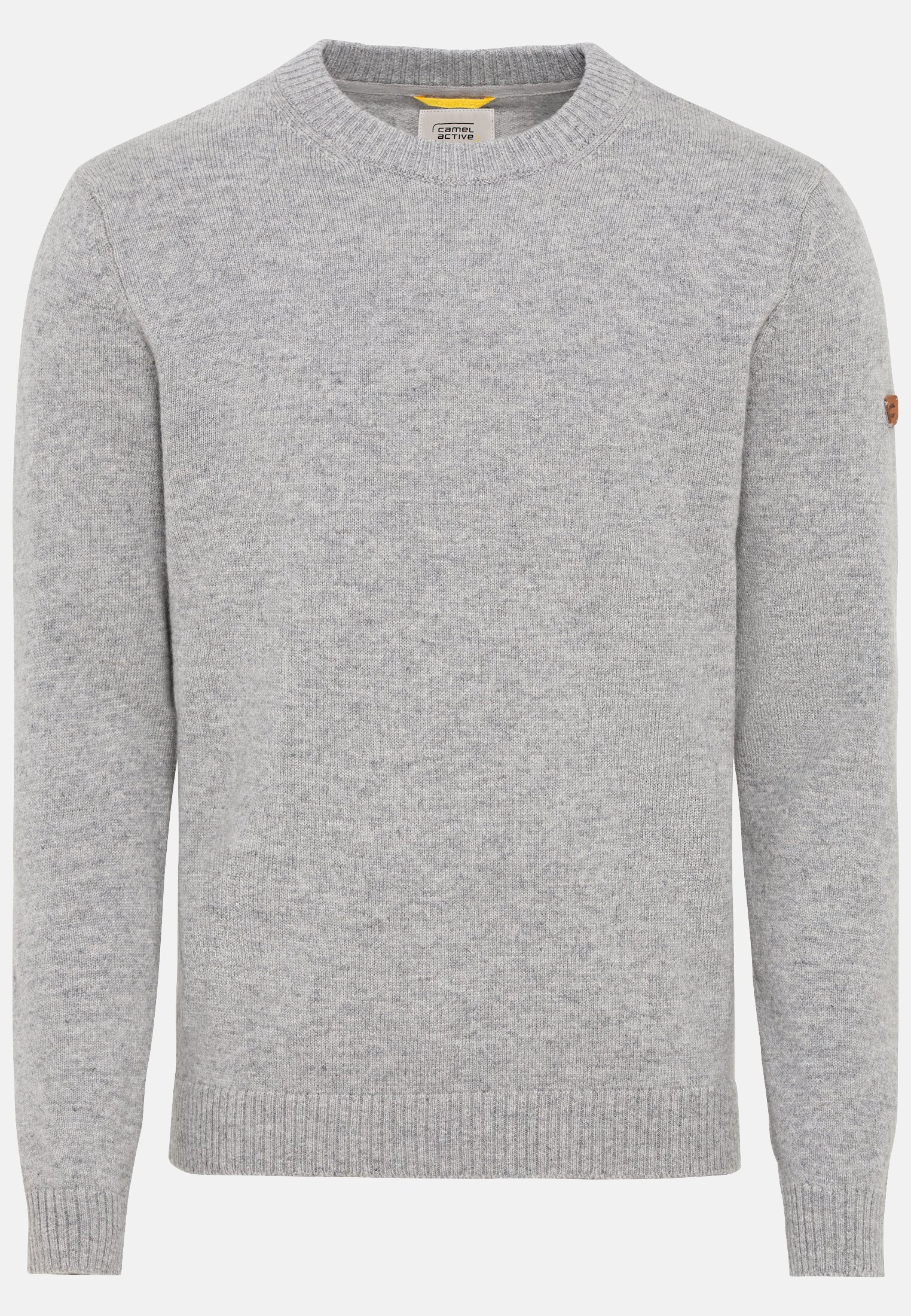 Fine knit jumper for Herren in Light Grey | L