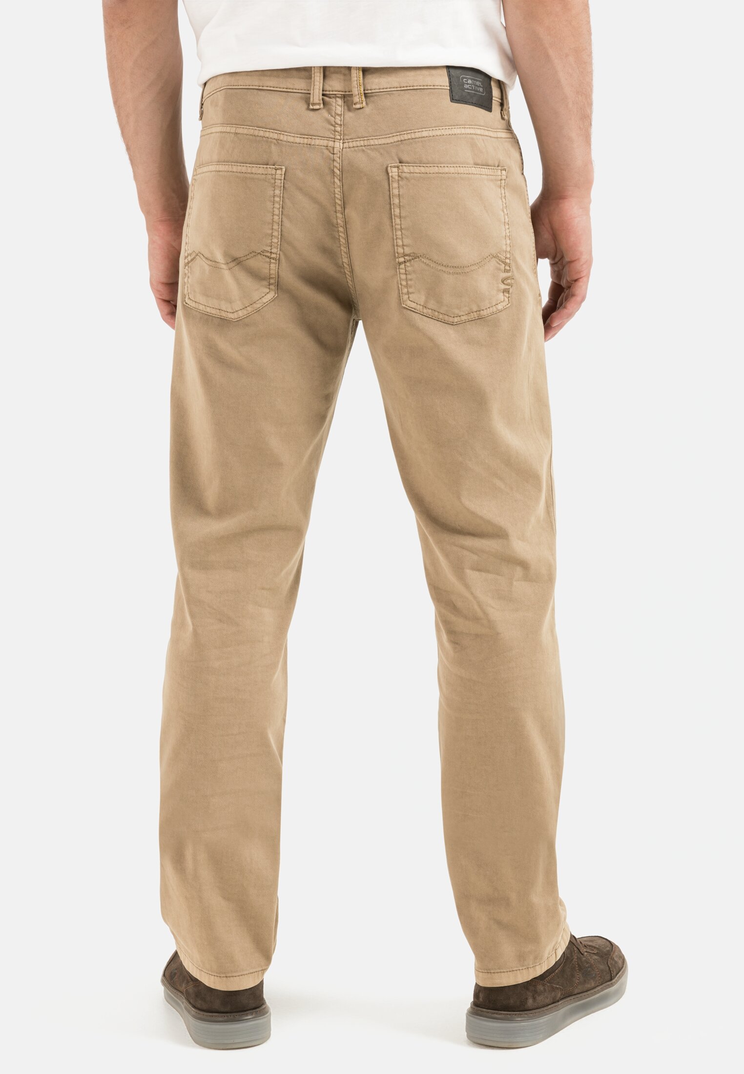 5-Pocket Trousers for Herren in Light Brown | 30/32